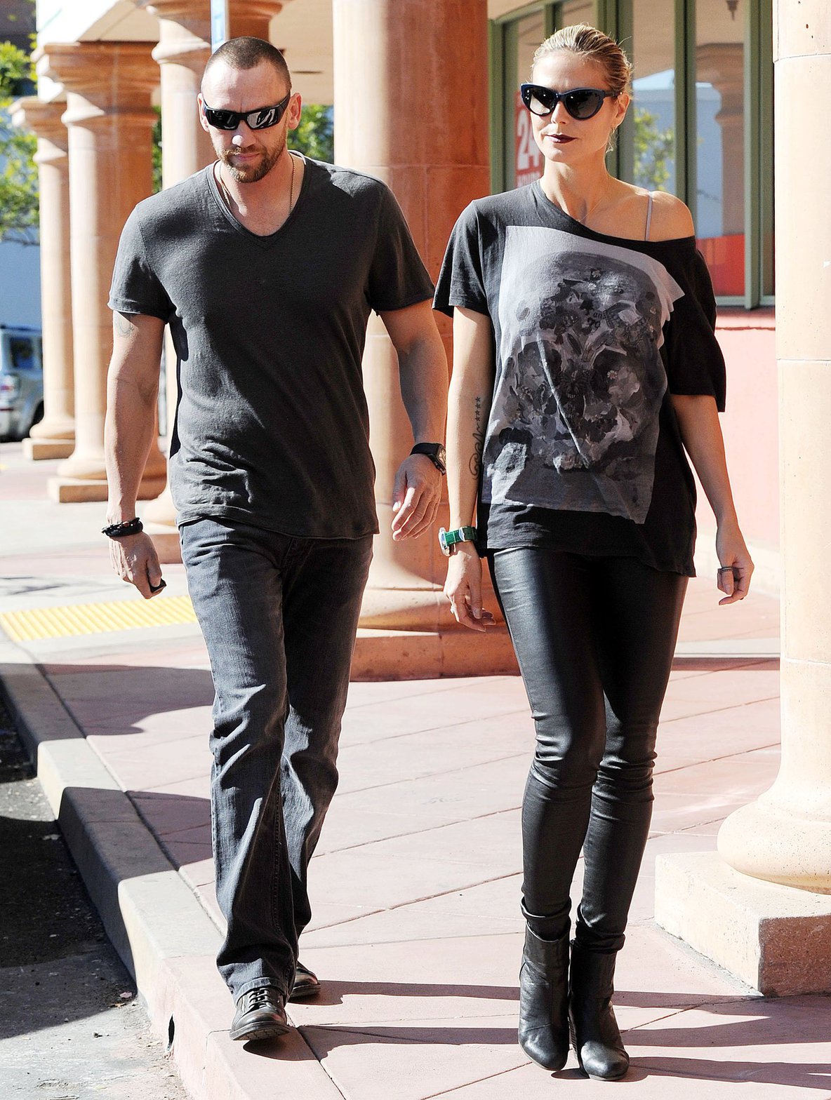 Heidi Klum Grocery shopping in Brentwood