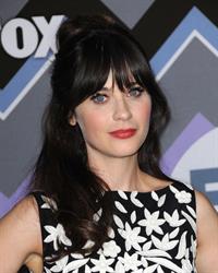 Zooey Deschanel American Idol panel during 2013 Winter TCA Tour in Pasadena January 8, 2013