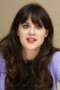Zooey Deschanel New Girl press con portraits by Vera Anderson 10/10/12