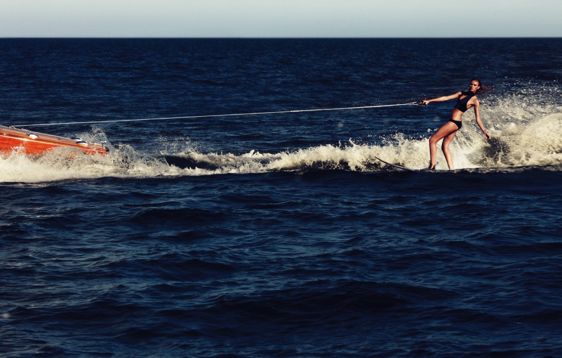 Maryna Linchuk in a bikini