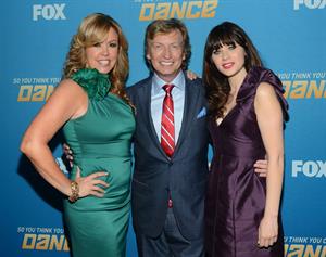 Zooey Deschanel - So You Think You Can Dance 200th Episode Celebration in Los Angeles on June 25, 2012