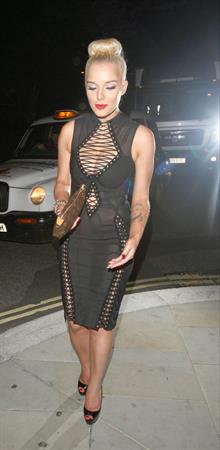 Helen Flanagan FHM Sept issue launch at Whisky Mist nightclub in London 7/30/13 