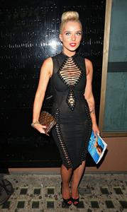 Helen Flanagan FHM Sept issue launch at Whisky Mist nightclub in London 7/30/13 