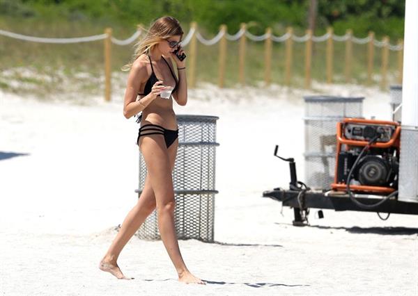 Maryna Linchuk in a bikini