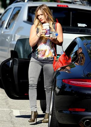 Hilary Duff in Sherman Oaks 9/16/13  