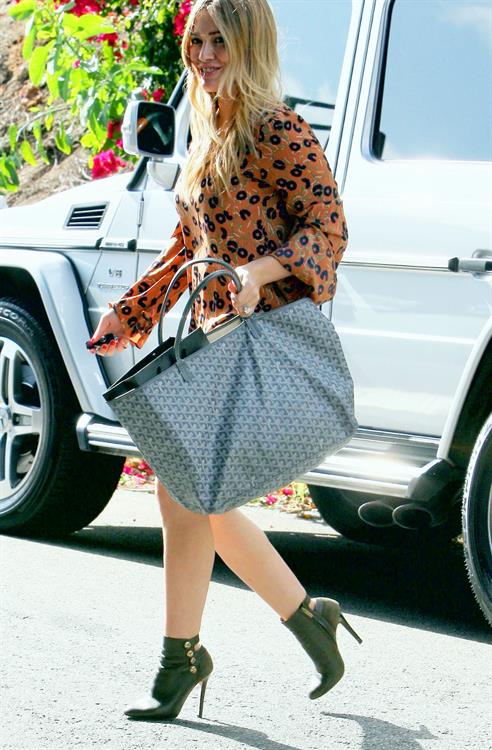 Hilary Duff in Los Angeles 10/29/13  