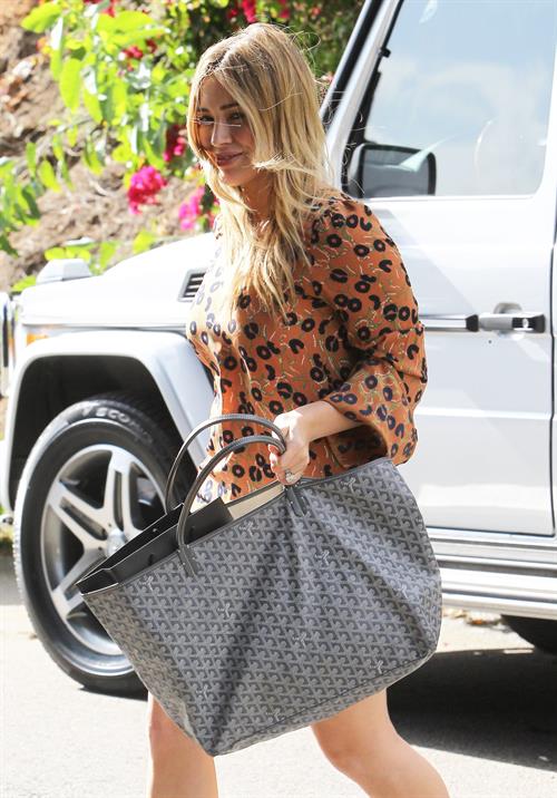 Hilary Duff in Los Angeles 10/29/13  