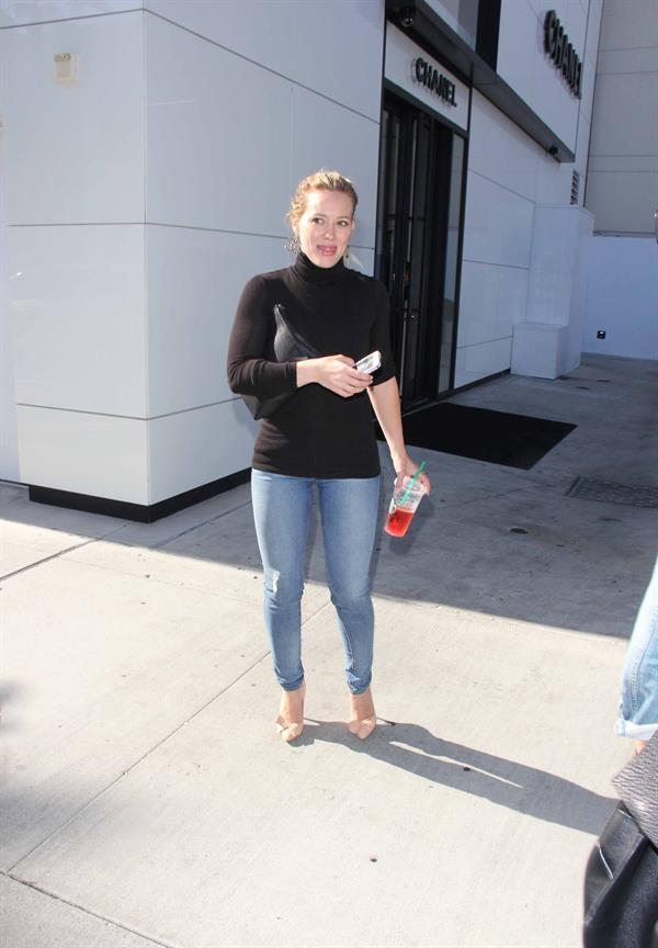 Hilary Duff in Beverly Hills 10/11/13  