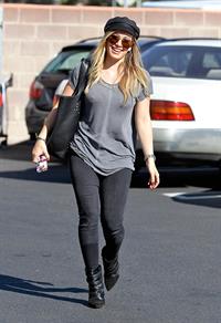 Hilary Duff candids in Santa Monica 11/1/13  