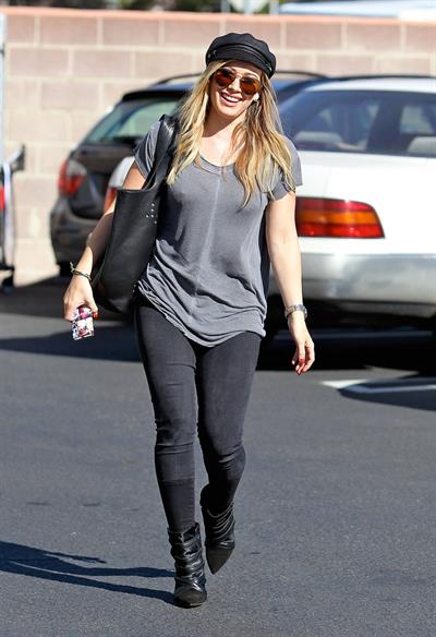 Hilary Duff candids in Santa Monica 11/1/13  