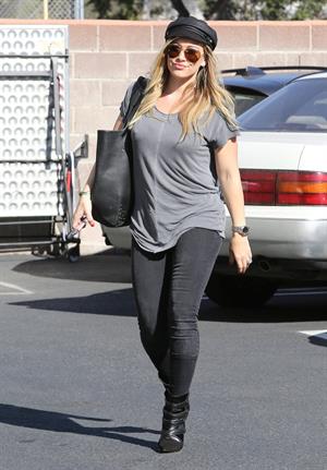 Hilary Duff candids in Santa Monica 11/1/13  