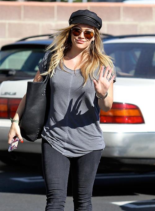 Hilary Duff candids in Santa Monica 11/1/13  