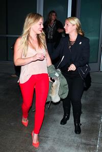 Hilary Duff – Pink concert at the Staples Center 10/12/13  