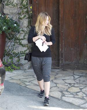 Hilary Duff - visits a friend in West Hollywood 11/7/13