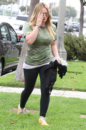 Hilary Duff in Hollywood - August 23, 2012