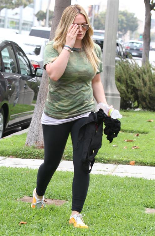 Hilary Duff in Hollywood - August 23, 2012