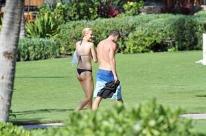 Ireland Baldwin bikinis at beach in Maui 10/21/12 
