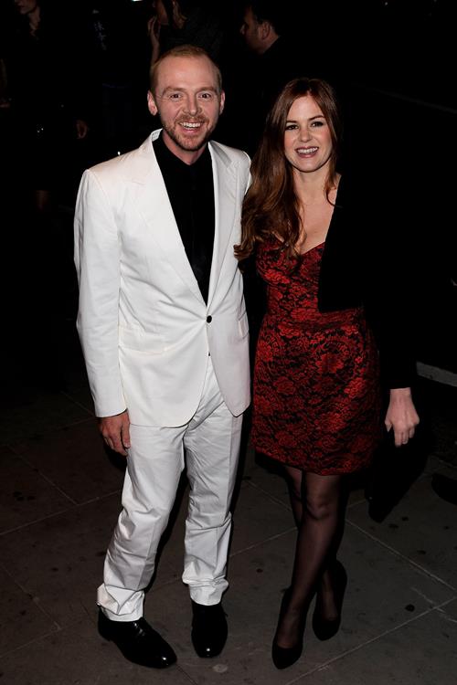 Isla Fisher Burke and Hare world premiere in London on October 25, 2010