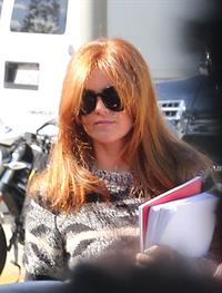 Isla Fisher Goes to Benjamin Beauty Salon in LA - October 10, 2012 
