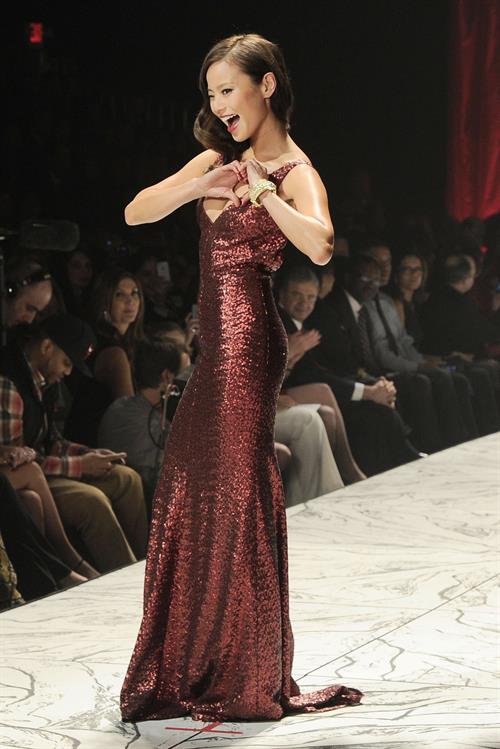 Jamie Chung The Heart Truth 2013 Fashion Show, Feb 6, 2013 