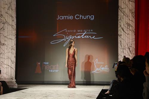 Jamie Chung The Heart Truth 2013 Fashion Show, Feb 6, 2013 
