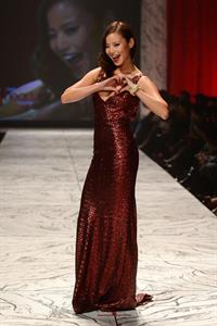 Jamie Chung The Heart Truth 2013 Fashion Show, Feb 6, 2013 