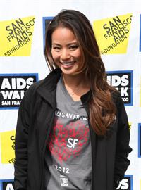 Jamie Chung - Wearing spandex at AIDS Walk in San Francisco (July 15, 2012)