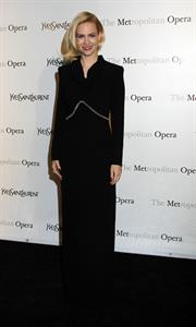 January Jones Metropolitan Opera Gala Premiere of Manon in New York on March 26, 2012 