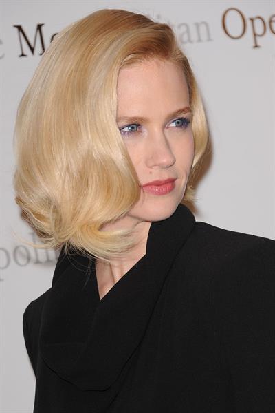 January Jones Metropolitan Opera Gala Premiere of Manon in New York on March 26, 2012 