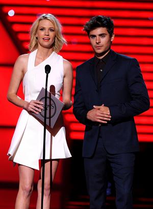 January Jones espy awards at Nokia Theatre in Los Angeles Live on July 14, 2010 