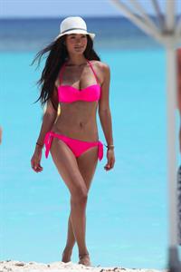 Jarah Mariano. St. Barts Victorias Secret bikini shoot St. Barts. August 11th, 2012