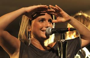 Jeanette Biedermann - Showcase with her new Band 'Ewig' in Berlin on August 23, 2012