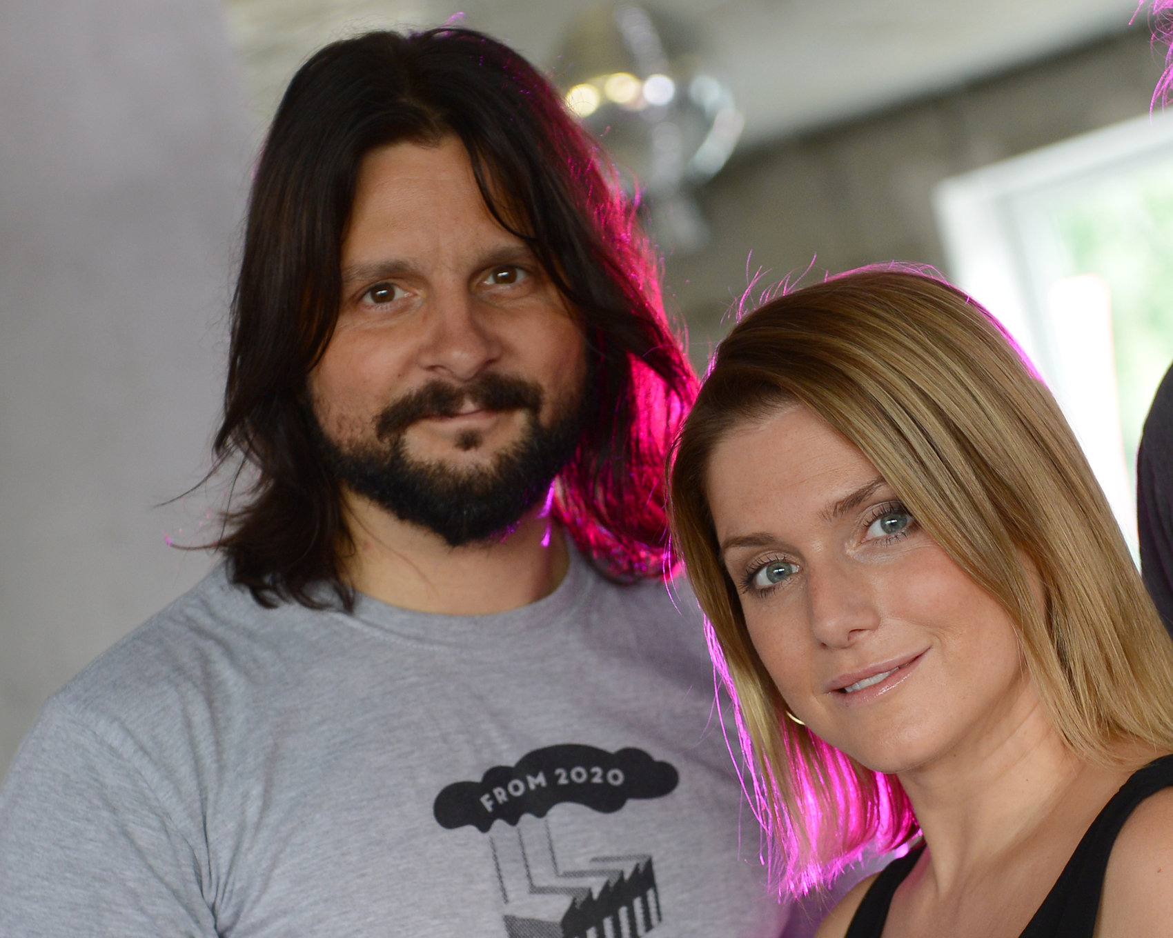 Jeanette Biedermann posiert am Rande der Dreharbeiten zur Serie 'Hauptstadtrevier' in Berlin 26.07.12