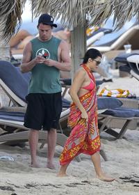 Jenna Dewan-Tatum - at the beach in St Barts 12/31/12  