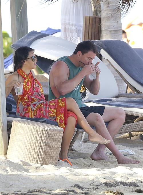 Jenna Dewan-Tatum - at the beach in St Barts 12/31/12  