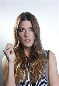 Jennifer Carpenter posing for Carlo Allegri portraits in New York City - October 26, 2012 