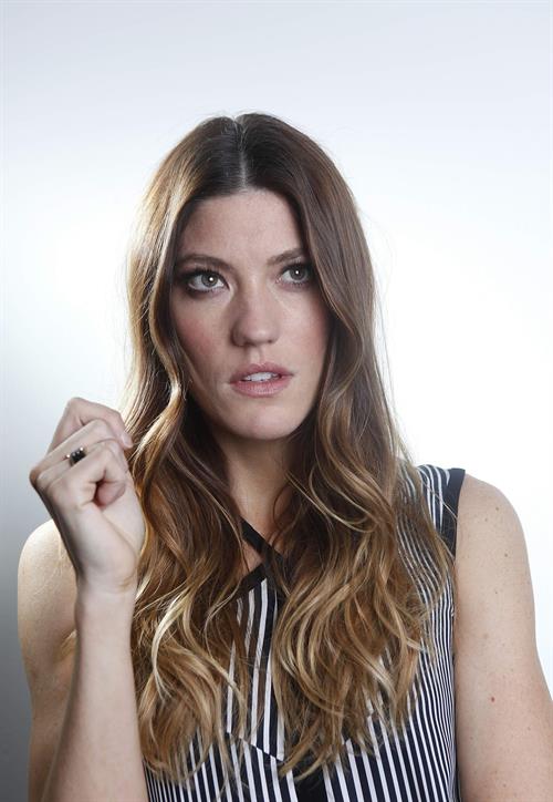 Jennifer Carpenter posing for Carlo Allegri portraits in New York City - October 26, 2012 