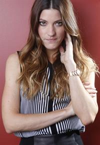 Jennifer Carpenter posing for Carlo Allegri portraits in New York City - October 26, 2012 