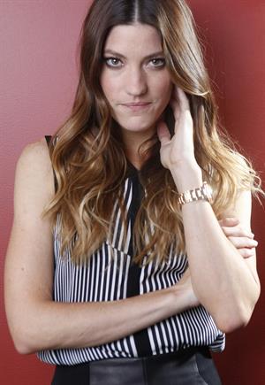 Jennifer Carpenter posing for Carlo Allegri portraits in New York City - October 26, 2012 
