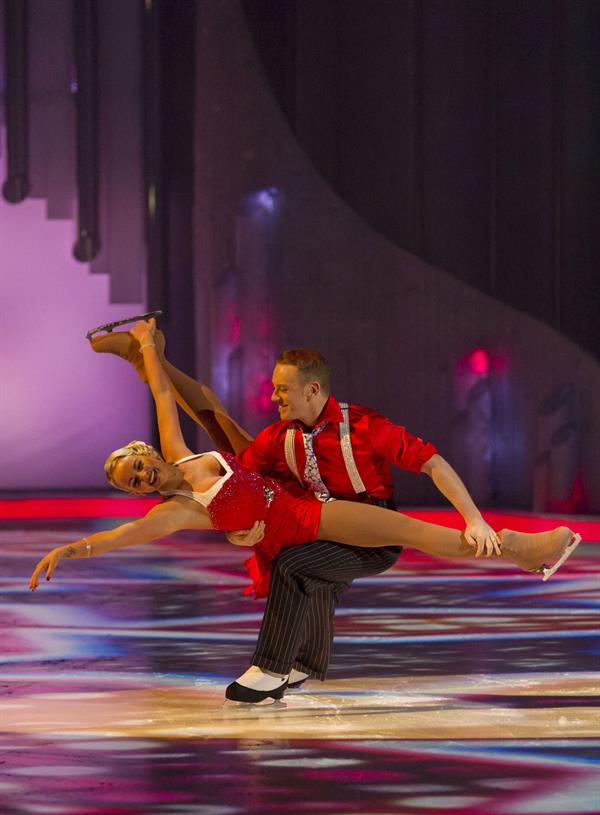 Jennifer Ellison Dancing on Ice Promos on January 15, 2012