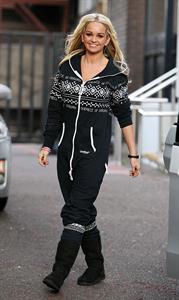 Jennifer Ellison ITV studios in London on January 4, 2011