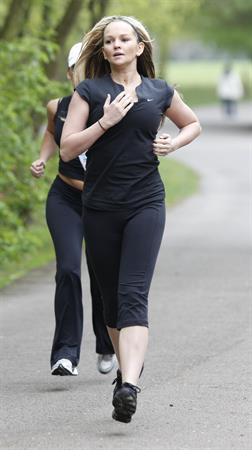 Jennifer Ellison working out in Liverpool April 14, 2011 