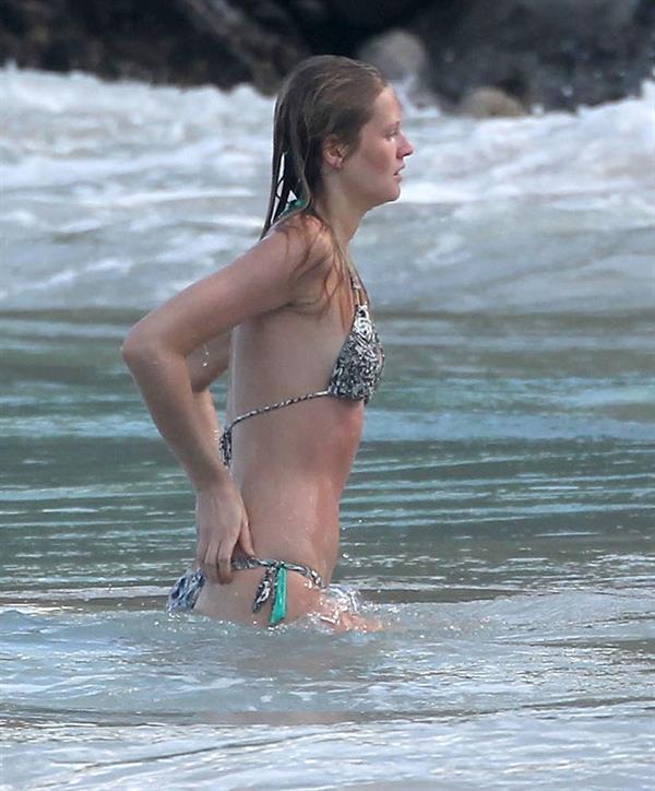 Toni Garrn in a bikini