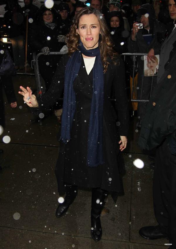 Jennifer Garner arriving at the Good Morning America Studios in New York City February 10, 2010