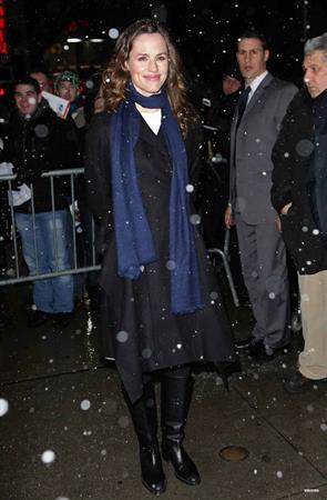 Jennifer Garner arriving at the Good Morning America Studios in New York City February 10, 2010