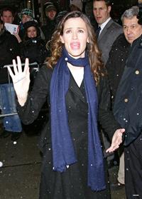 Jennifer Garner arriving at the Good Morning America Studios in New York City February 10, 2010