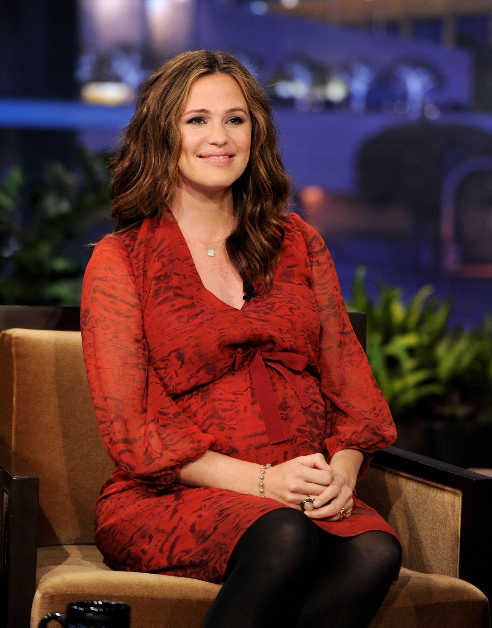 Jennifer Garner on the Tonight Show with Jay Leno on January 1, 2012