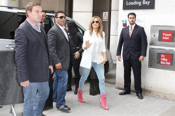Jennifer Lopez - Pictured at Radio 1 in London on May 30, 2013