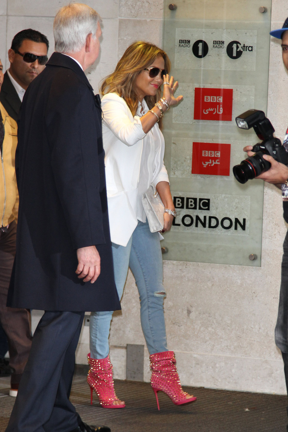 Jennifer Lopez - Pictured at Radio 1 in London on May 30, 2013