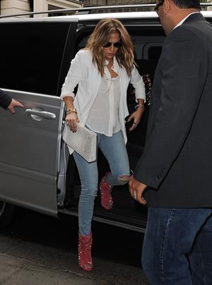 Jennifer Lopez - Pictured at Radio 1 in London on May 30, 2013